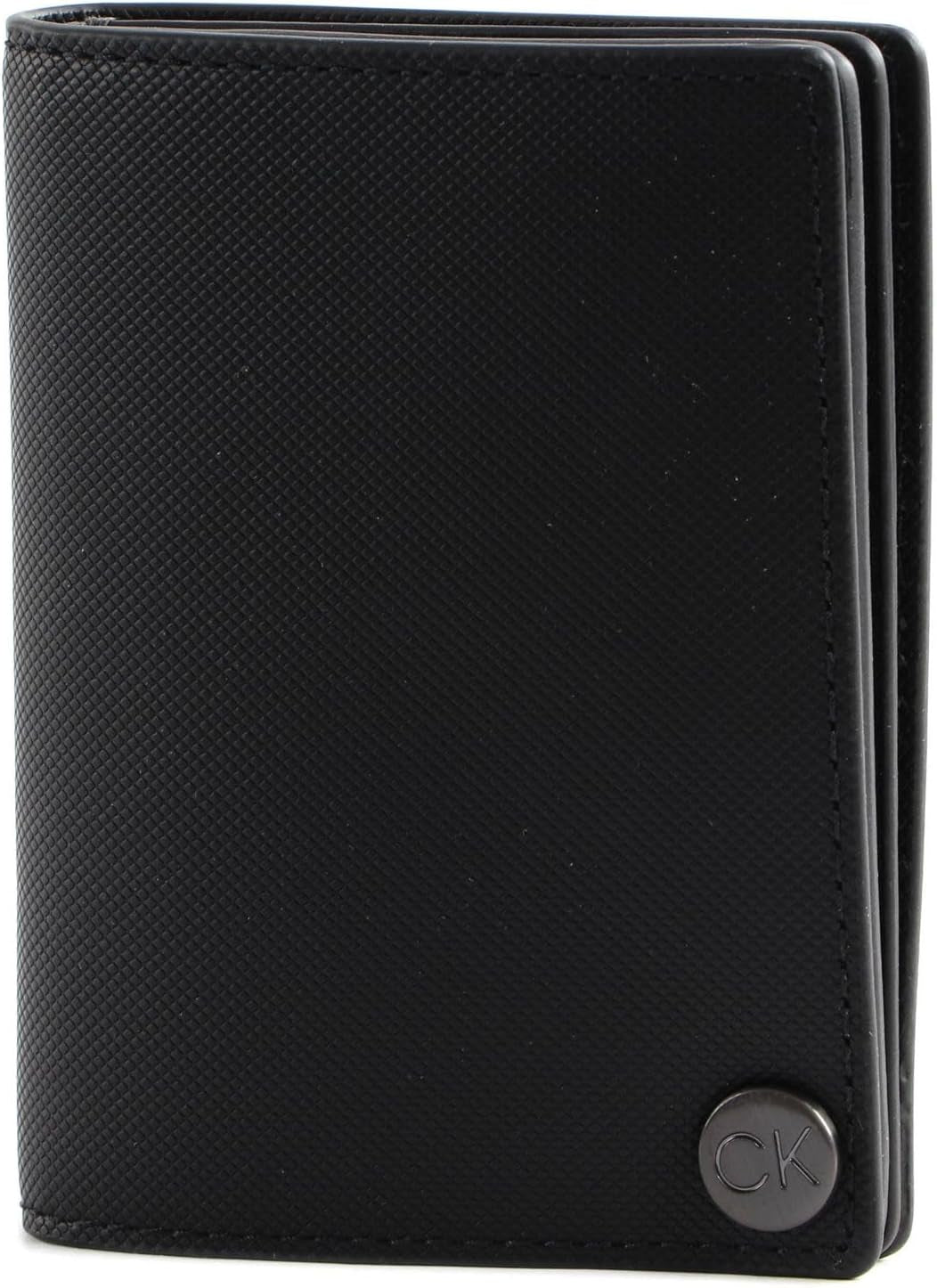 Calvin Klein CK CLEAN PQ COVERED CARDHOLDER Portefeuille pour homme, Noir (Ck Black), OS Portefeuille pour homme Naty Shop Default Title