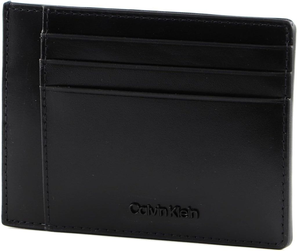 Calvin Klein CK MEDIAN ID CARDHOLDER Portofel pentru bărbați, negru (Ck Black), OS Portofel Barbati Naty Shop Titlu implicit