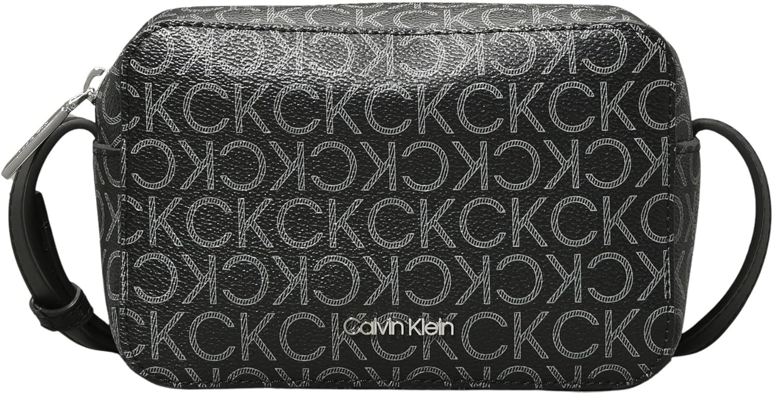 Calvin Klein Sac à Bandoulière Femme Ck Must Camera Bag Mono Klein, Noir (Black Mono), Taille Naturelle Sacs Femme Naty Shop Default Title