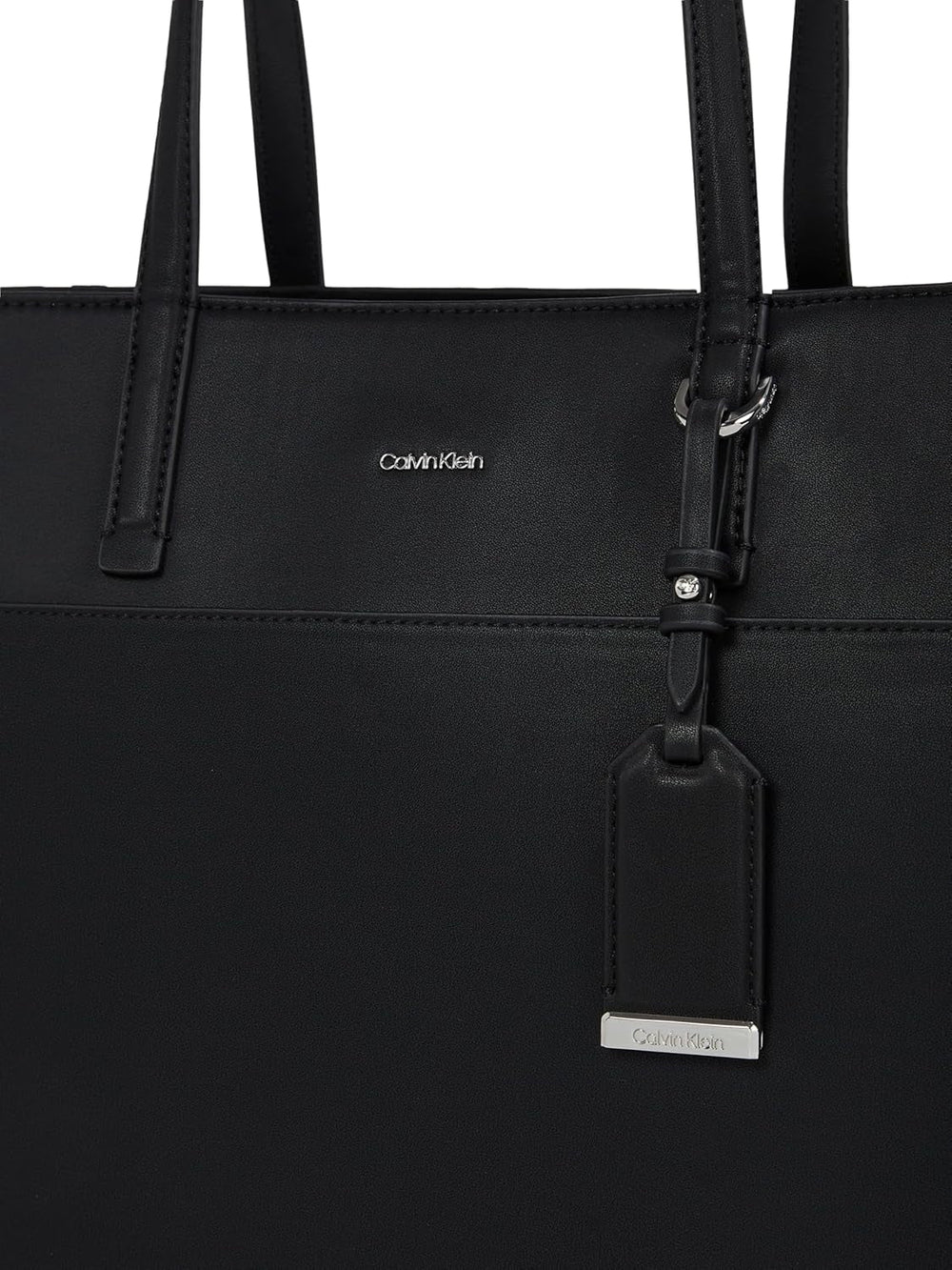 Calvin Klein Shopper Must Medium avec fermeture éclair, Noir (Ck Black), Taille unique Sacs femme Naty Shop