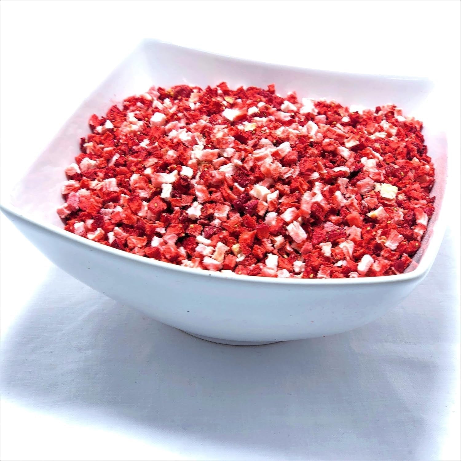 Morceaux de fraises lyophilisées 100g - Fraises lyophilisées Produits déshydratés Naty Shop