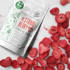 Fraises lyophilisées | Fruits lyophilisés Lyophilisés | Fruits secs sans sucre Fruits secs | Fraises séchées Lyophilisées | Fruits lyophilisés (90g) Produits déshydratés Naty Shop