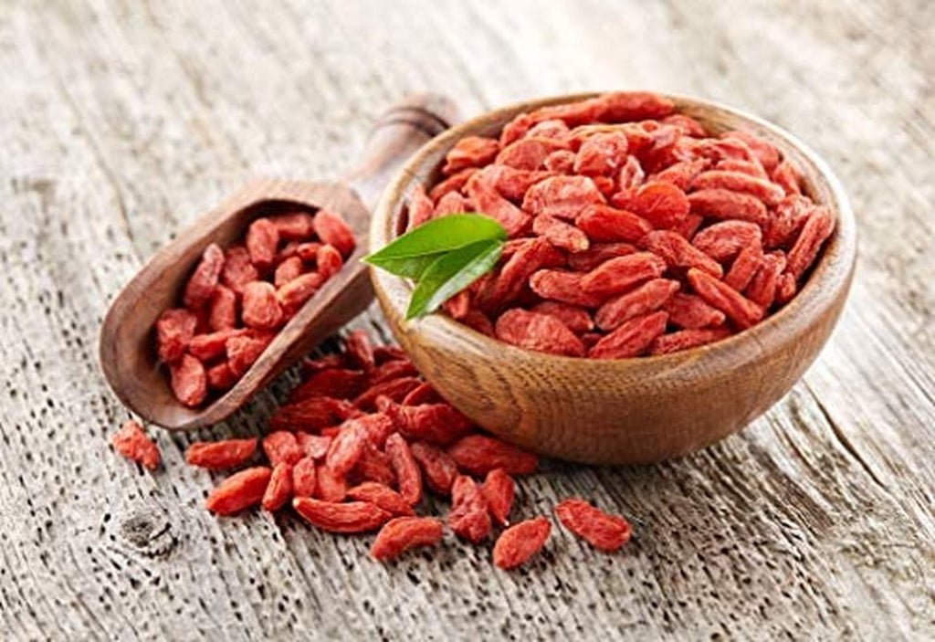 Carefood - Fructe Goji organice - Superfood 100% fructe uscate naturale - gustare organică fără zahăr adăugat și potrivită pentru vegani - aromă dulce cu o ușoară aciditate - 200 g Produse deshidratate Naty Shop