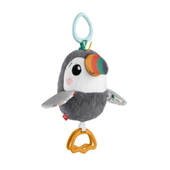FISHER-PRICE Flap & Go Toucan - La peluche pour poussette favorise la motricité fine et les capacités sensorielles des nouveau-nés dès la naissance HNX66 Baby Toys Naty Shop Default Title
