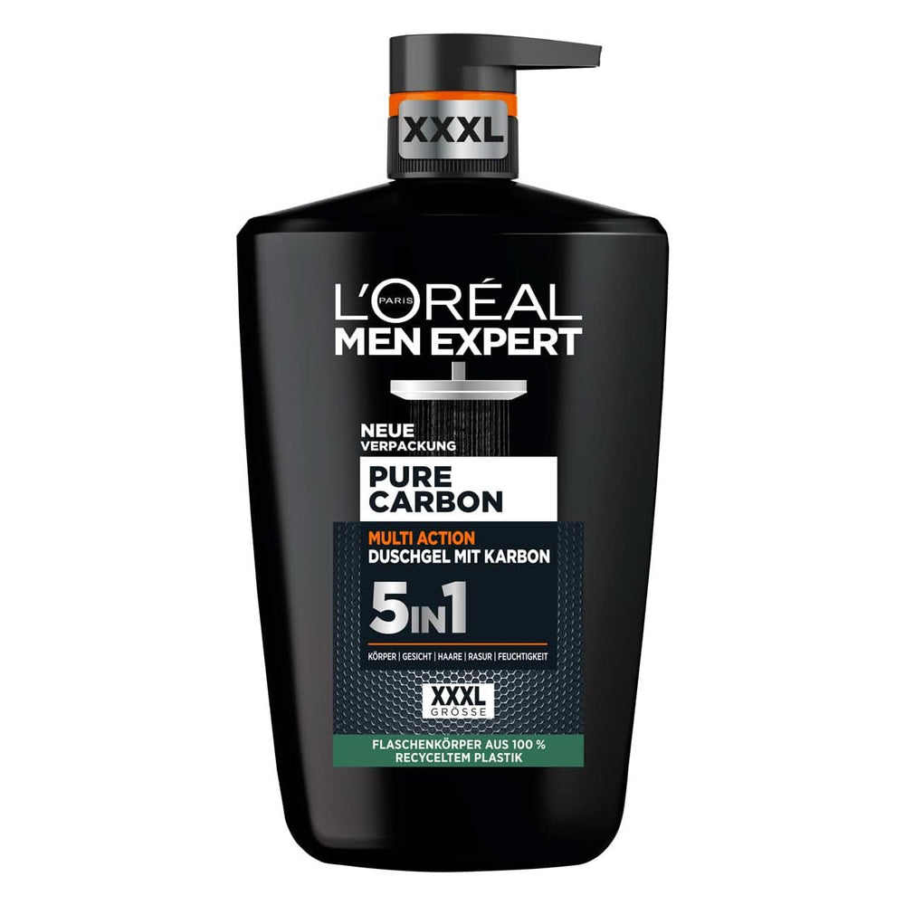 L'Oréal Men Expert XXXL 5In1 Gel douche et shampoing pour homme, 1 litre Naty Shop Default Title