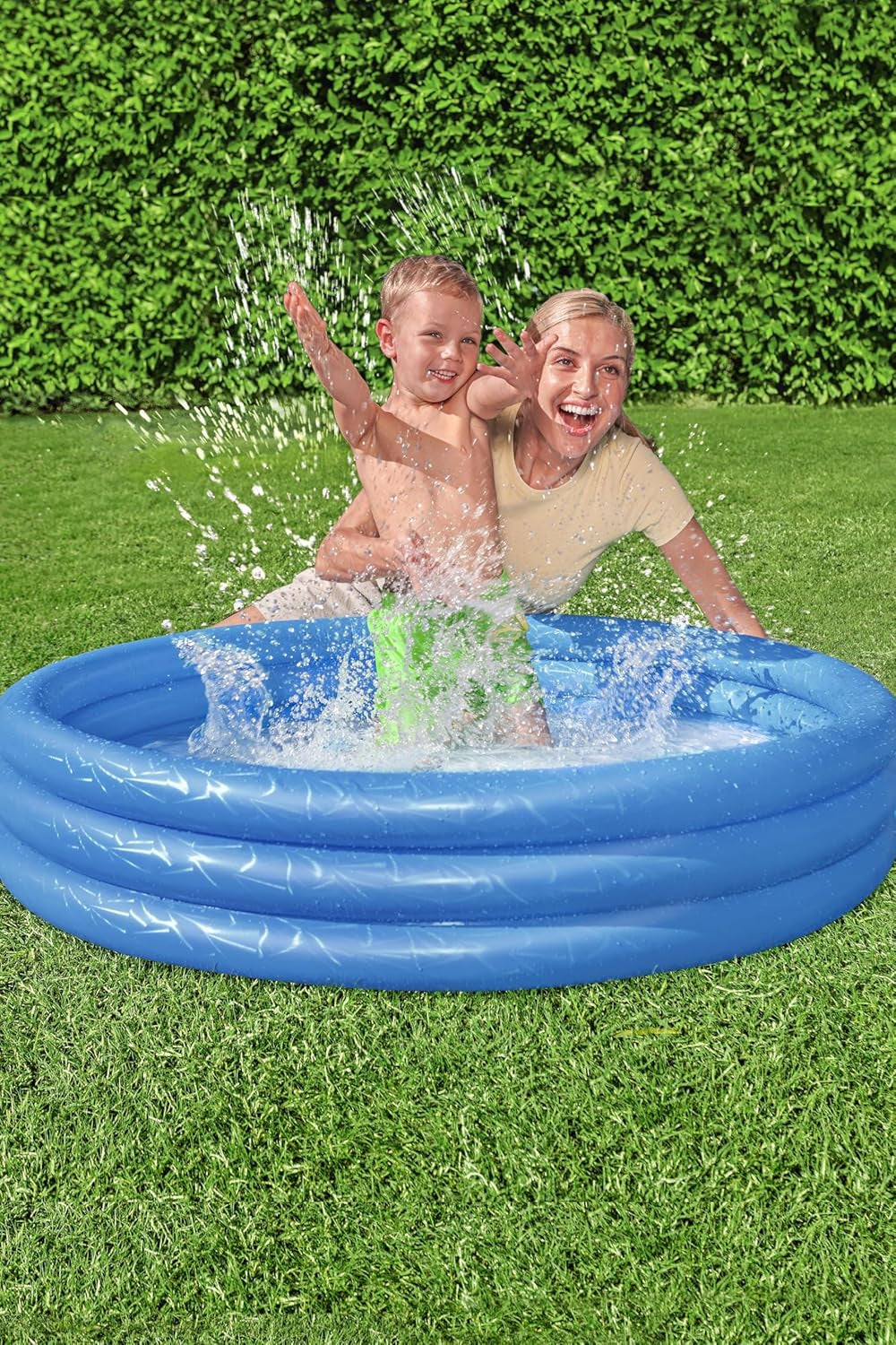 Piscină pentru copii Bestway „Classic”, culori asortate, 102 x 25 cm, 51024PB, Culori asortate, 102 x 102 x 25 cm