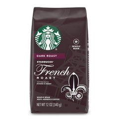 Cafea boabe Starbucks Dark Roast — French Roast — 100% Arabica — 1 plic (340 ml)