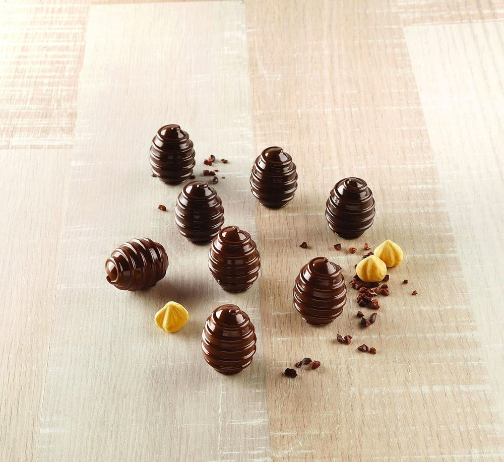 Silikomart 22.152.77.0165, Spirale 3D Ø 2,4 x H 3 cm, 9 ml, 15 empreintes (SCG52) Cuisine Naty Shop