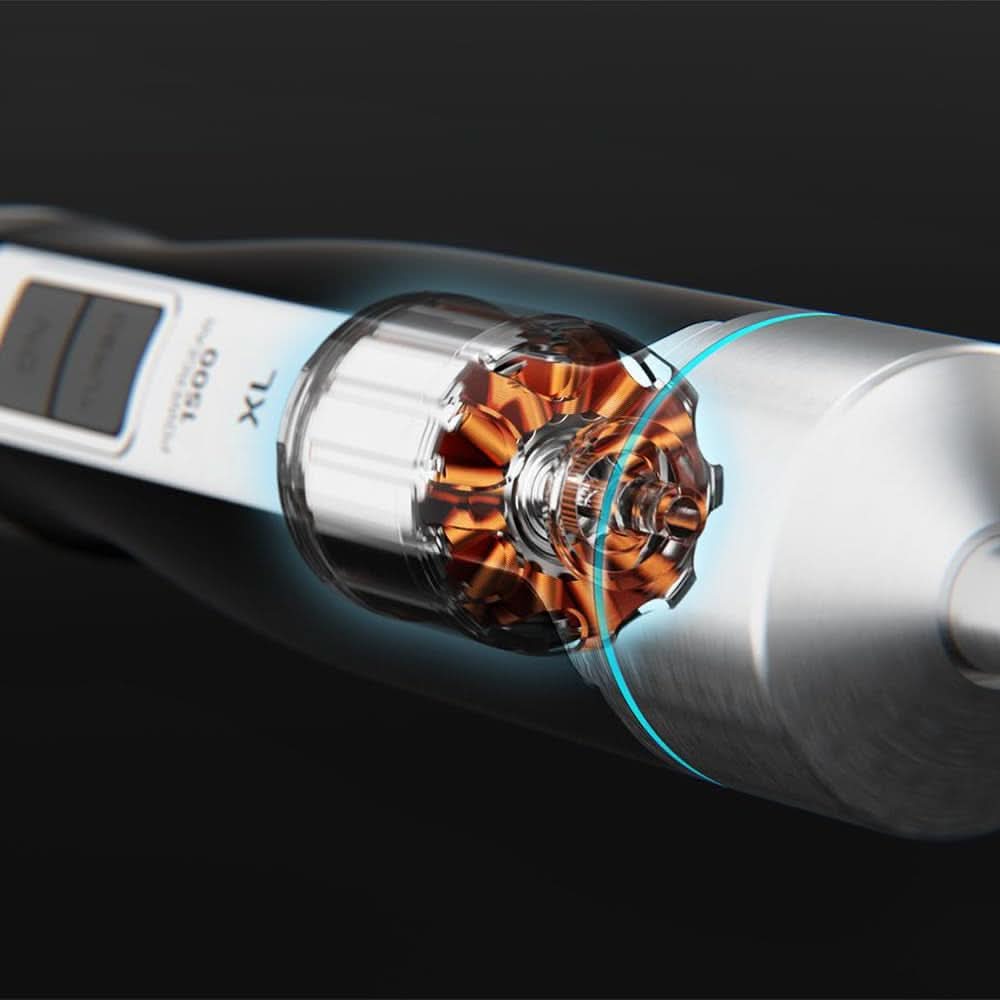 Cecotec Batteur à main Powergear 1500 - Klingen Aus Titanium Beschichtung, 21 Geschwindigkeitsstufen, 1500 W, Inklusiv Glas Mit Deckel. (Schwarz Und Edelstahl, XL) Cuisine Naty Shop