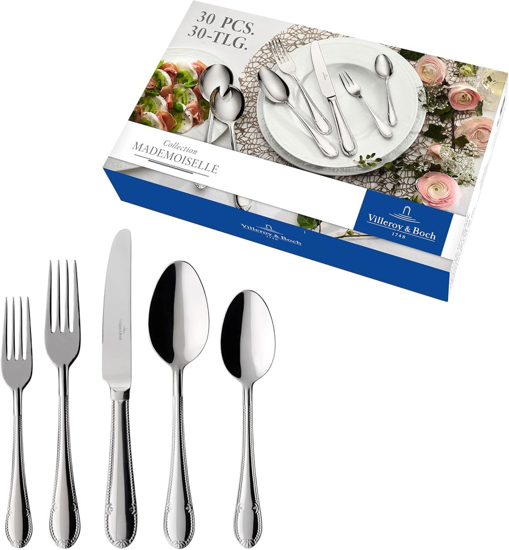 Villeroy & Boch - Couverts Mademoiselle, set de couverts 68 pièces Cuisine Naty Shop 30 pièces Unique