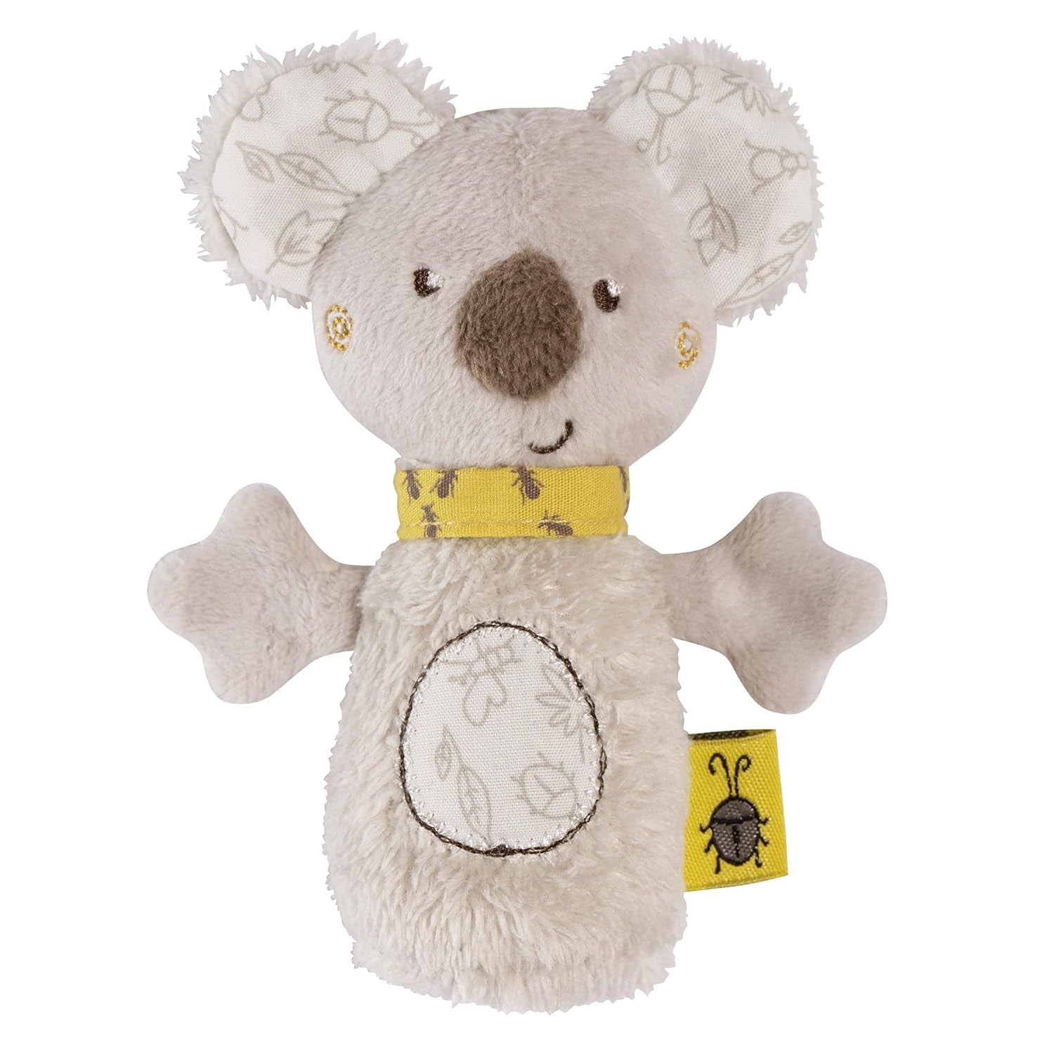 Fehn mini hochet loutre - mini jouet à saisir pour hocheter, tâtonner et jouer avec un animal en tissu doux et câlin - un fidèle compagnon pour les bébés et les jeunes enfants à partir de 0 mois Baby Toys Naty Shop Koala