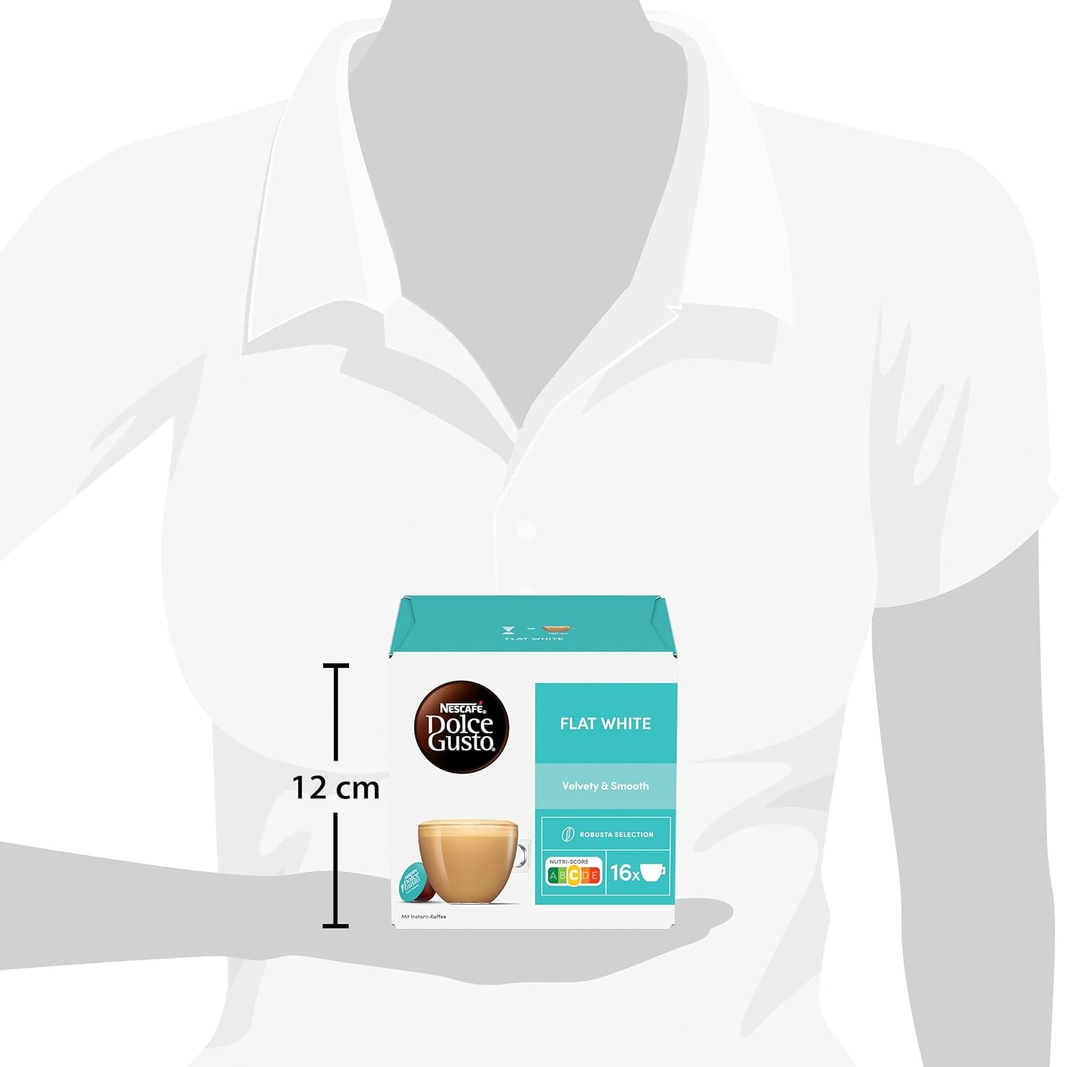 NESCAFÉ DOLCE GUSTO Flat White Kaffeekapseln 3er Pack (3 x 16 Kapseln)