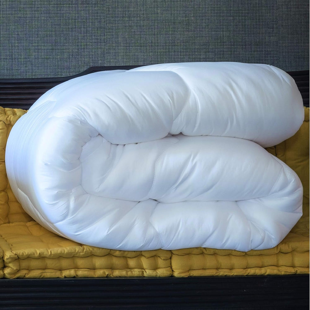 Blanrève Cthalvd011420 Housse de couette Hollofil Allerban coton chaud blanc 140 X 200 cm Couettes et couettes Naty Shop