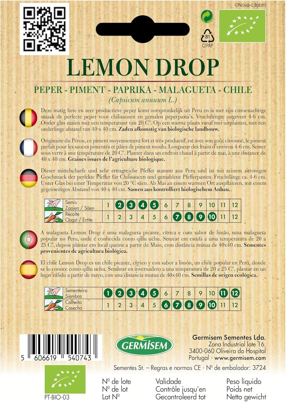 Paprika Lemon Drop