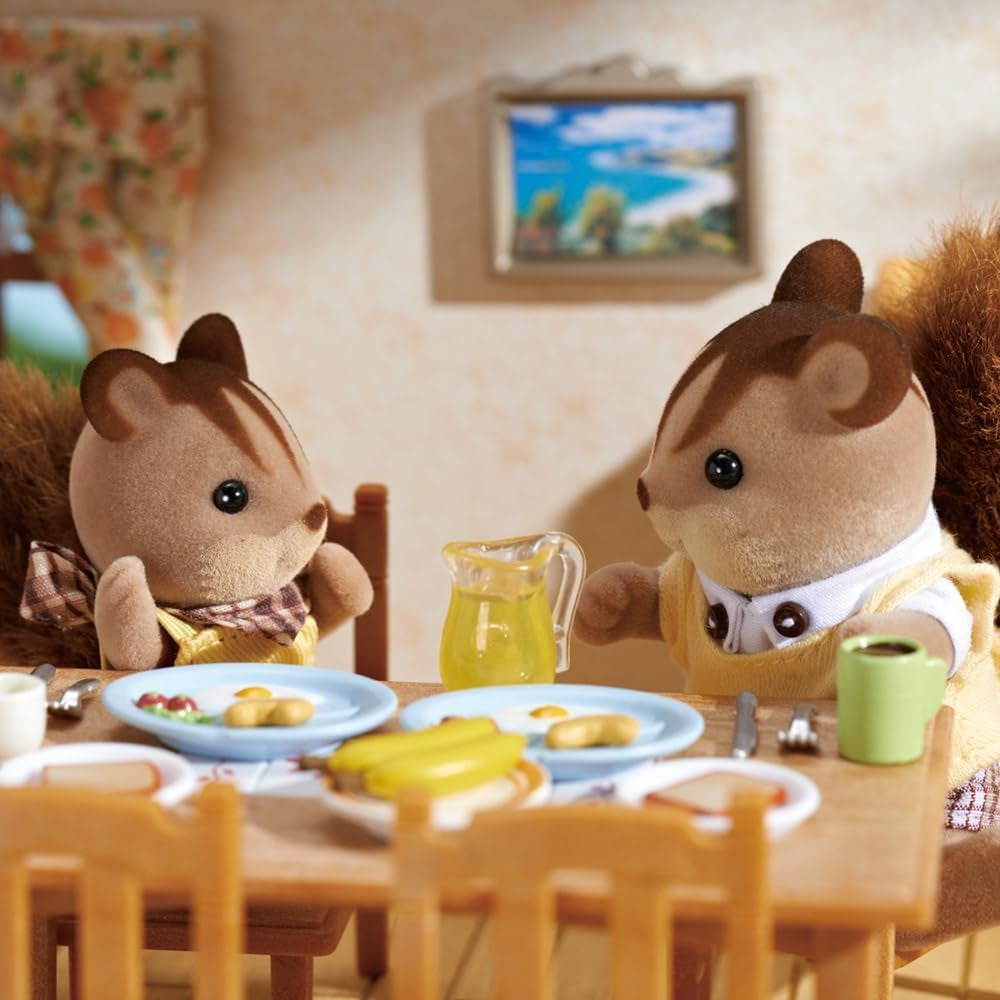 Sylvanian Families L4172 Walnuss Eichhörnchen Familie - Figuren für Puppenhaus