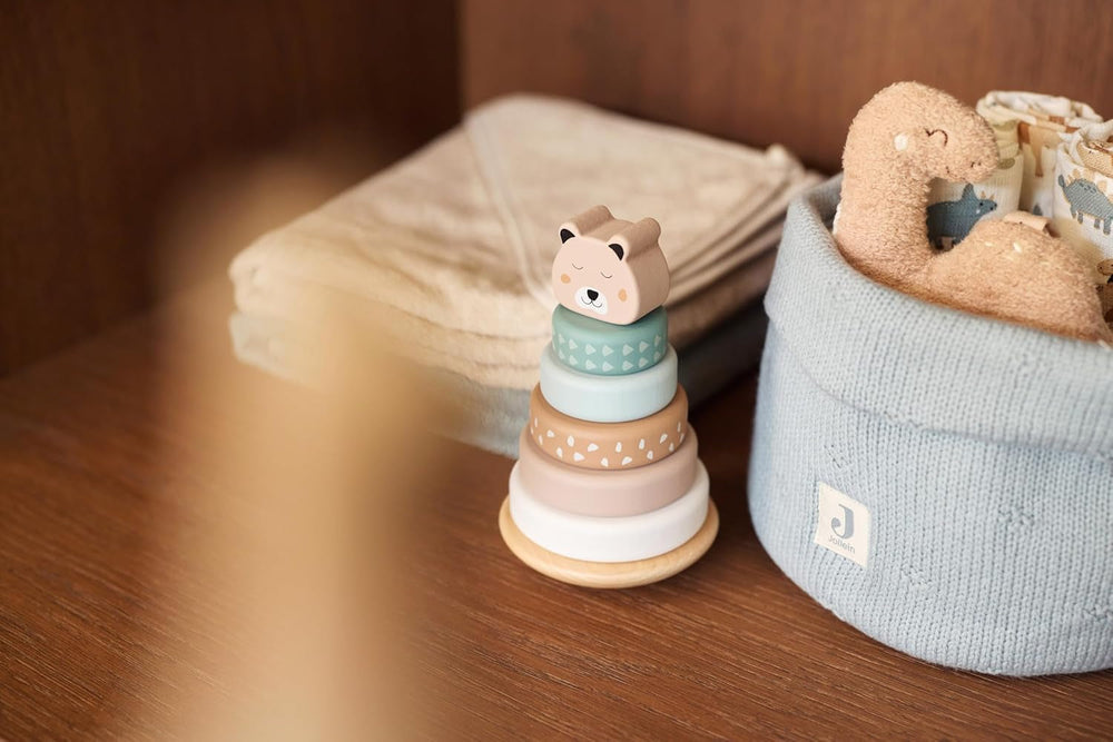 Jollein train de jeu pour bébé Roarsome - À suspendre - Jouet poussette - Jouet siège auto bébé - Accessoires poussette - Dinos et feuilles Bebe Toys Naty Shop