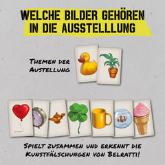 KOSMOS 683320 Belratti, Est-ce de l'art ou est-ce que cela peut être le chemin ? Jeu de cartes, jeu coopératif d'association d'images, 3 à 7 joueurs, à partir de 8 ans