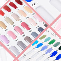 Palette de vernis à ongles 216 couleurs, présentoir à ongles, plaques de carte de couleur de vernis à ongles, nuancier d'ongles, accessoires de vernis à ongles