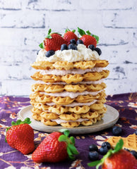 RUF Waffel-Mix, Großpackung, Grundmischung Zur Herstellung Von Waffeln Im Waffeleisen, Für Großküchen, Kantinen, Hotels Und Restaurants, 1 X 2500G Mélange pour la pâtisserie et la cuisine Naty Shop