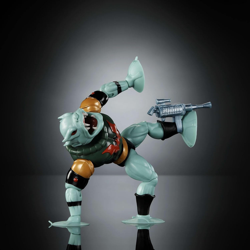 Figurine d'action Masters of the Universe Origins Leech de la collection Cartoon, env. Monstre à succion de 14 cm de haut de la série TV des années 80, design et accessoires avec de nombreux détails, figurines JBM83 Naty Shop