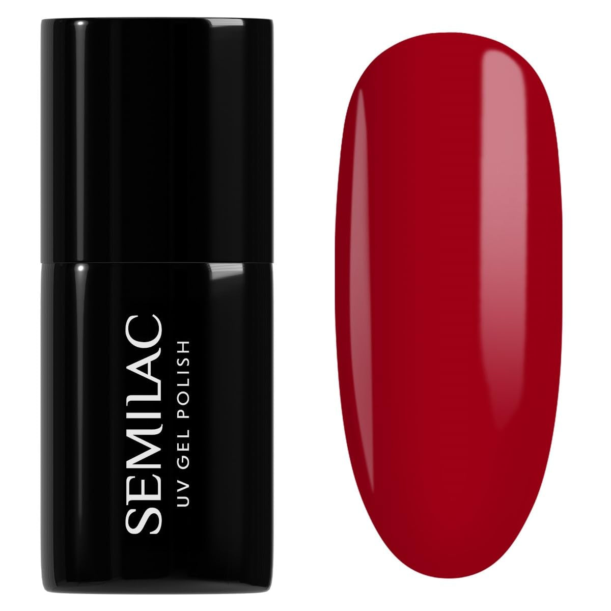 Oja UV Semilac 027 Roșu Intens 7ml Colecția Hottie