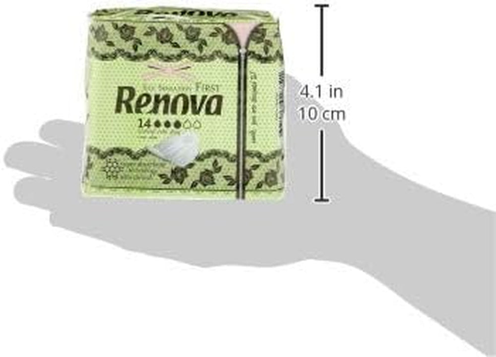 Rénovez les premières compresses normales avec des ailes | 14 comprimés | Ultra fin et super absorbant.