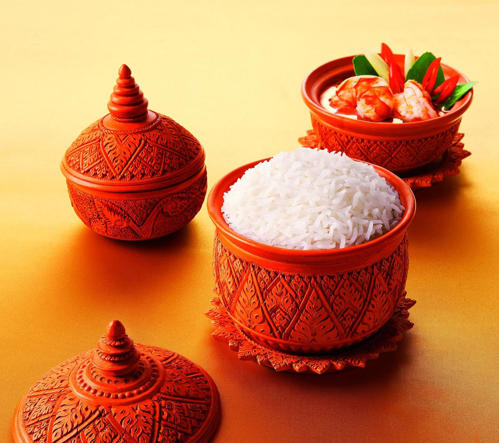 RIZ – 100% riz jasmin à grains longs de Thaïlande - parfumé et aromatique, à la texture légèrement collante - idéal pour les currys, bowls et plats asiatiques - 1 x 5 kg