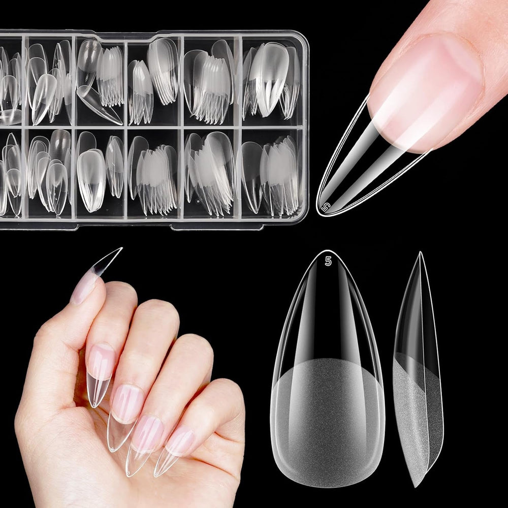 Faux ongles courts ballerine, 120 pièces, colle sur 12 tailles, ongles artificiels courts, Gel souple, couverture complète, pointes pour ongles courts en Gel S