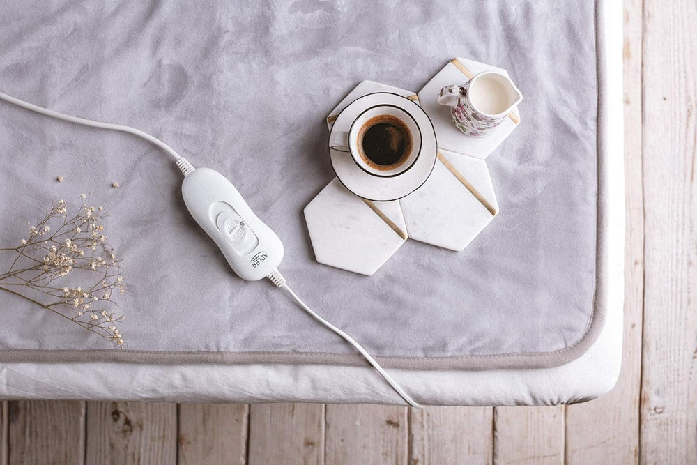 ADLER AD-7425 simple, polyester, couleur perle, 150 X 80 Cm Couettes et couettes Naty Shop