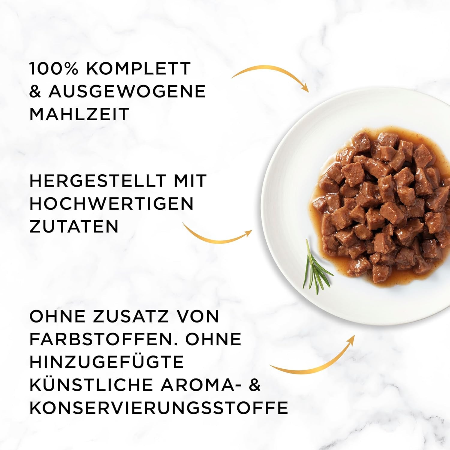 Hrană umedă pentru pisici Gourmet Gold Délicatesse en Sauce cu vită și pui, pachet de 12 (12 x 85g)