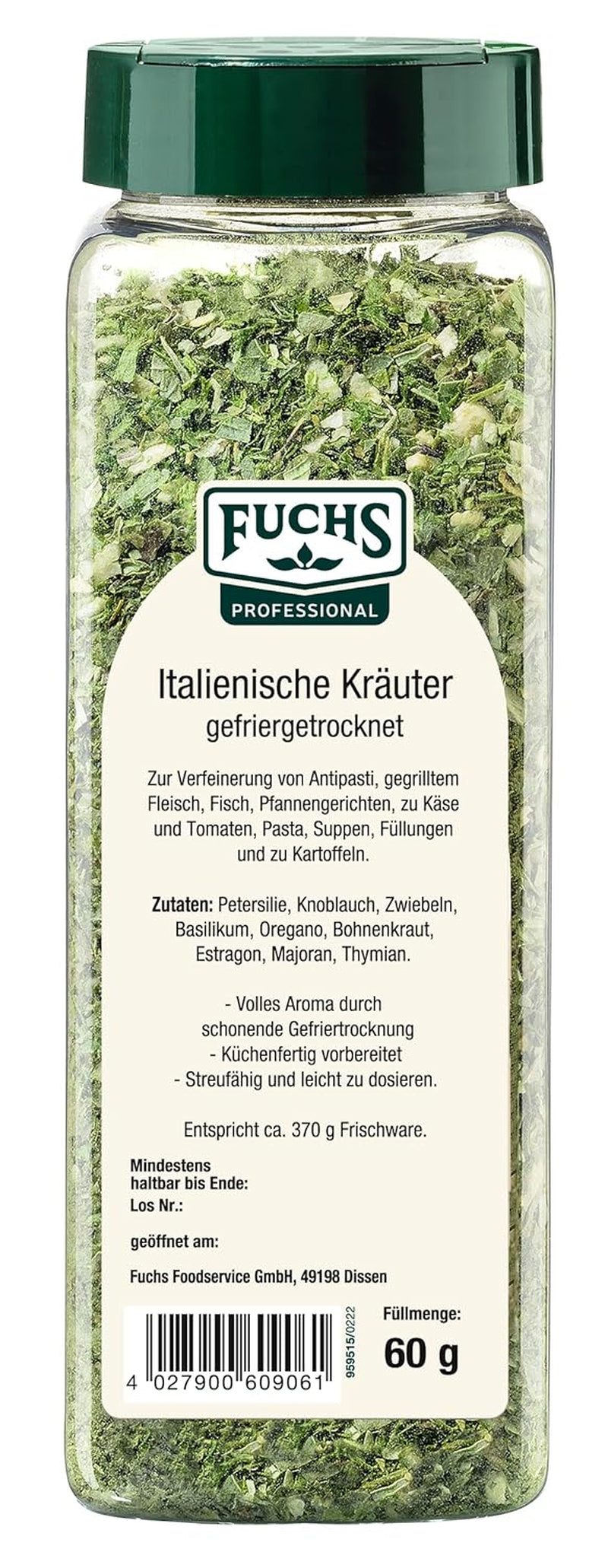 Fuchs Italienische Kräuter gefriergetrocknet (1 x 60 g)