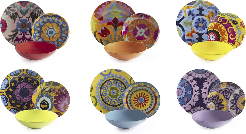 Service de table Excelsa New Delhi, 18 pièces, porcelaine