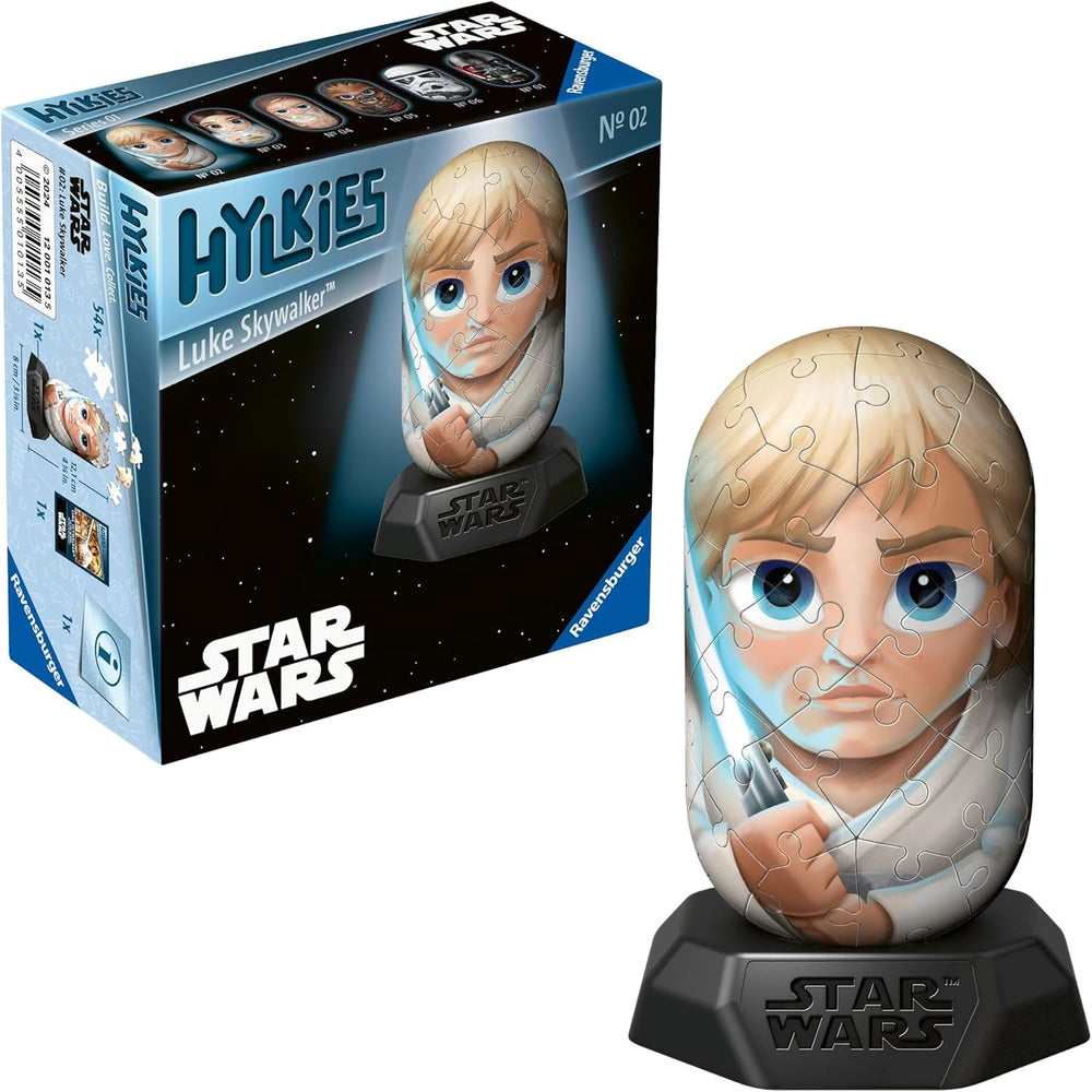 Ravensburger Hylkies : Figurines à collectionner Star Wars DIY - Figurine #03 - Princesse Leia - Construire, tomber amoureuse, collectionner - Mini figurines de fans de Star Wars Figurines d'action Naty Shop Luke Skywalker