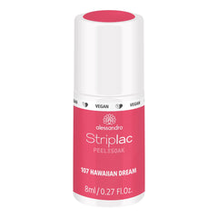 Vernis à ongles UV Alessandro Striplac Hawaiian Dream – Délicat et longue durée – S'enlève facilement grâce à la technologie Peel-Off Removal – Vegan et cruelty-free – 8 ml