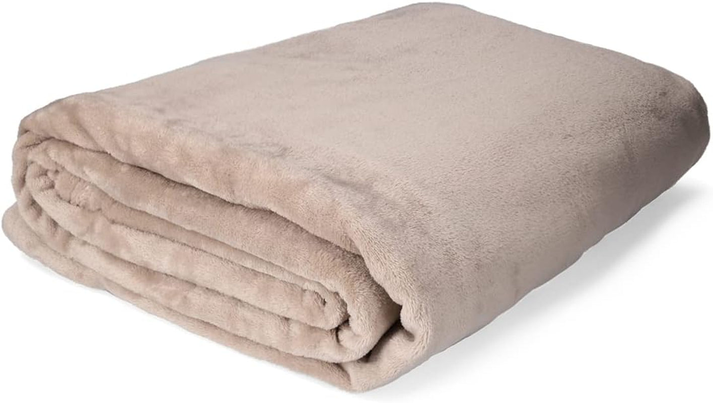 HOMLA Couverture polaire rouge moelleuse et chaude - pour canapé et lit Couverture confortable Couverture de canapé Couverture de salon - facile à entretenir 150 X 200 cm Rose Lits et couvertures Besuche den HOMLA-Store Beige Mukava Polyester 200X220 Cm