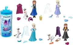 DISNEY Die Eisköniging - Snow Color Reveal Puppen mit 6 Überraschungen, inklusive königlichem Zubehör und Haarschmuck-Deckel, für Kinder ab 3 Jahren, HMB83