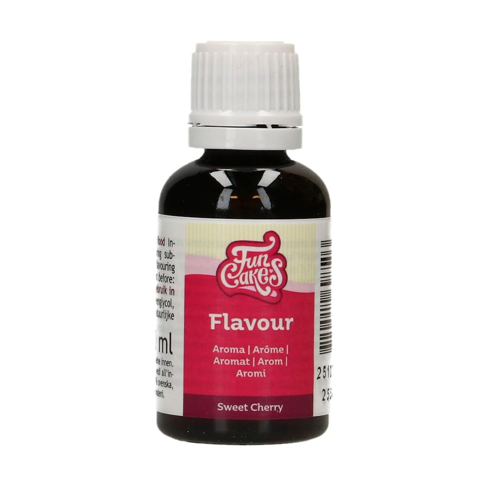 Funcakes Flavours Süße Kirsche Lebensmittel Aroma Flüssig - 30 Ml - Intensives Aroma - Alkoholfrei Und Halal - Lebensmittelaroma Gesmack Für Backen, Glasuren, Teigen, Eiscreme Und Soßen Édulcorants Naty Shop Default Title