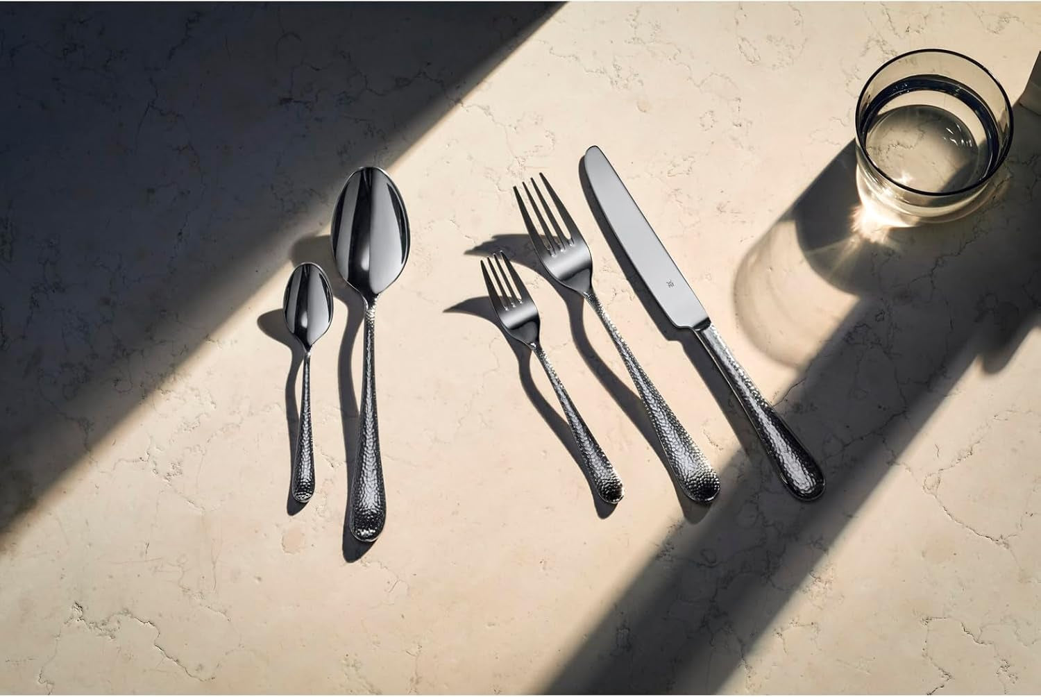 WMF Sitello set tacâmuri 6 persoane, Cromargan, set tacâmuri 30 piese, cuțite monobloc Bucatarie Naty Shop