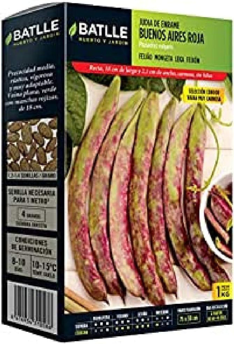 Batlle Gemüsesamen - Stangenbohne Garrofo (100G) Bohnenkerne