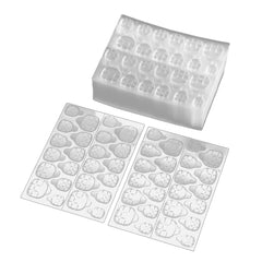 20 comprimés adhésifs pour ongles en gelée – Tampons adhésifs double face transparents et résistants, imperméables, réutilisables, à presser sur les ongles, ensemble de manucure à faire soi-même, accessoires pour ongles