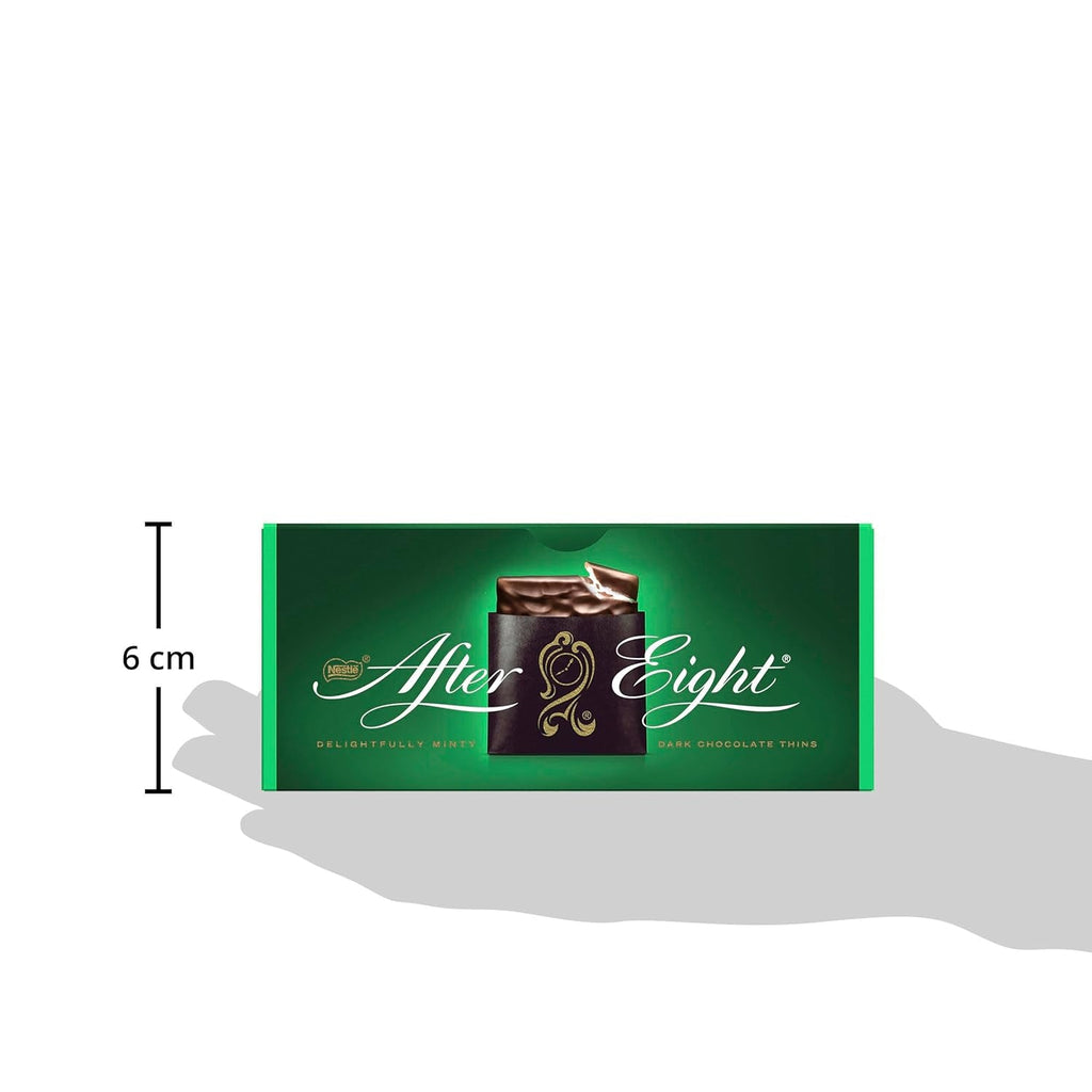 NESTLÉ after EIGHT, tablete subțiri de ciocolată neagră cu umplutură de cremă de mentă Bomboane de Ciocolata Naty Shop