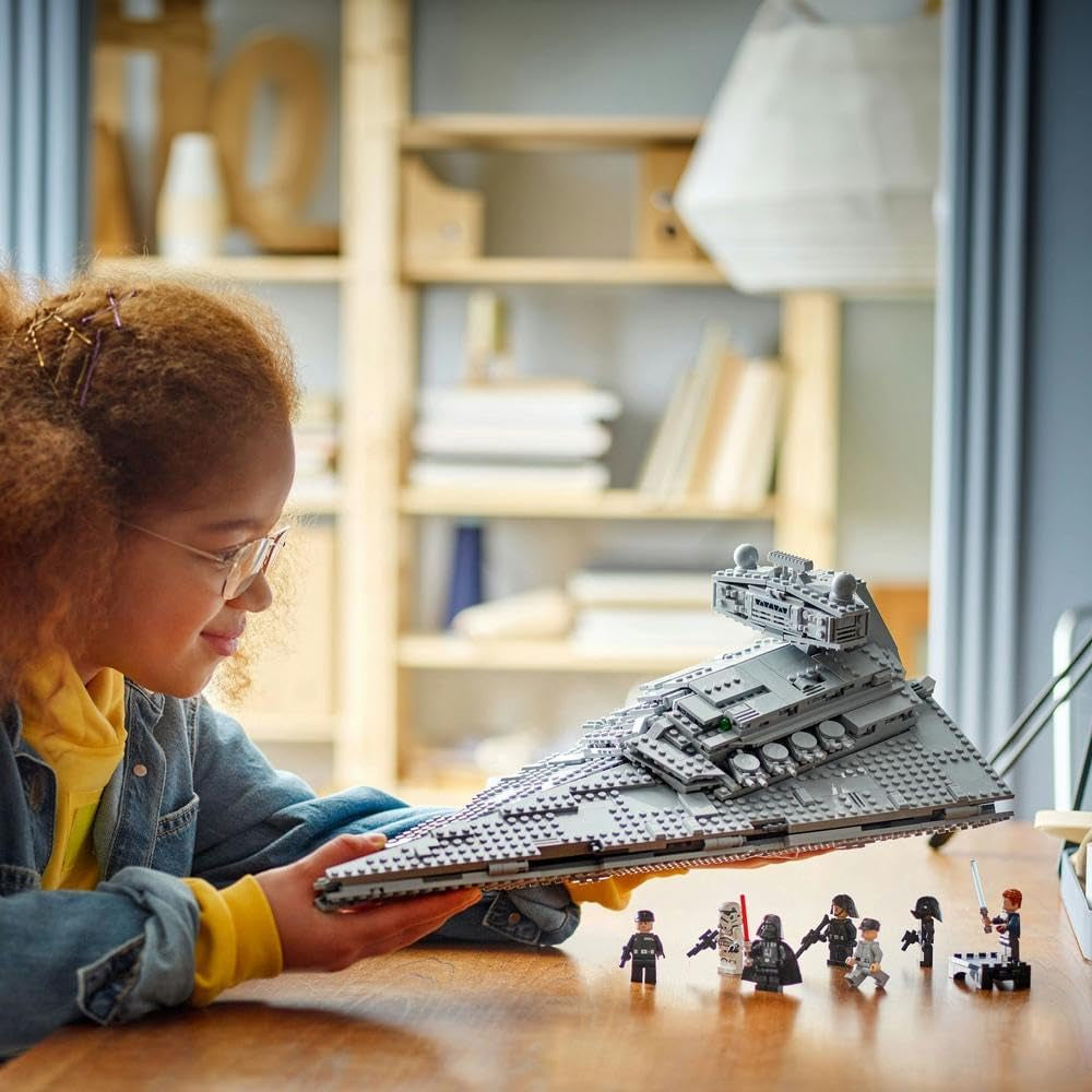 LEGO Star Wars Imperial Star Destroyer, ensemble de vaisseau spatial, jouet de construction, ensemble de jeu Dark Vador et Cal Kestis, cadeau d'anniversaire pour garçons, filles et fans 75394 Ensembles de construction Besuche den LEGO-Store