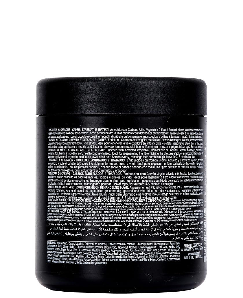 Masque au Charbon Vegan Bio Echosline Karbon 9 (1000 ml) Naty Shop Masque Capillaire