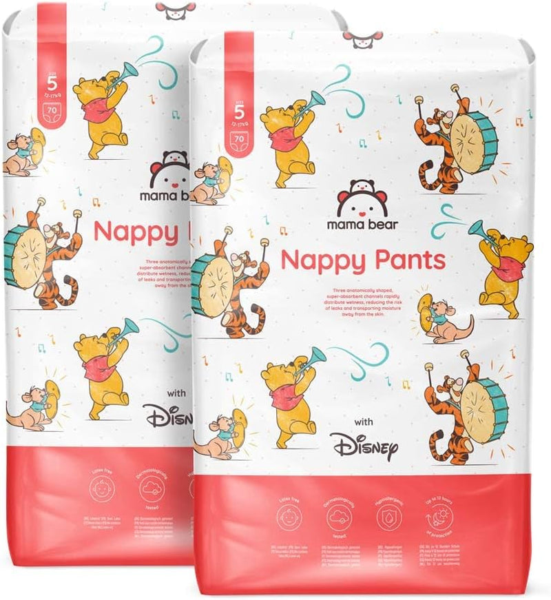 Marque Amazon : Mama Bear Disney Taille 6 (15+ kg) - Pack mensuel, Blanc, 120 pièces (2 paquets de 60)