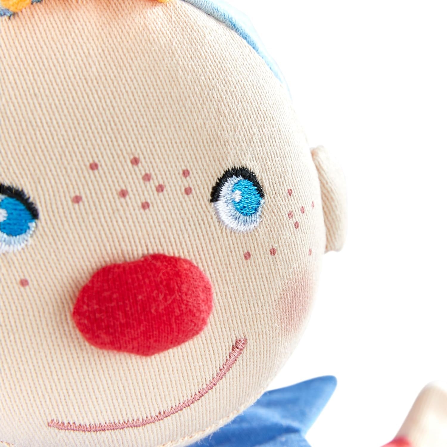 HABA Marionnette Kasper – A partir de 18 mois, Lavable à 30°C, Idéale pour marionnettes et jeux de rôle, théâtre de marionnettes – 2011866001