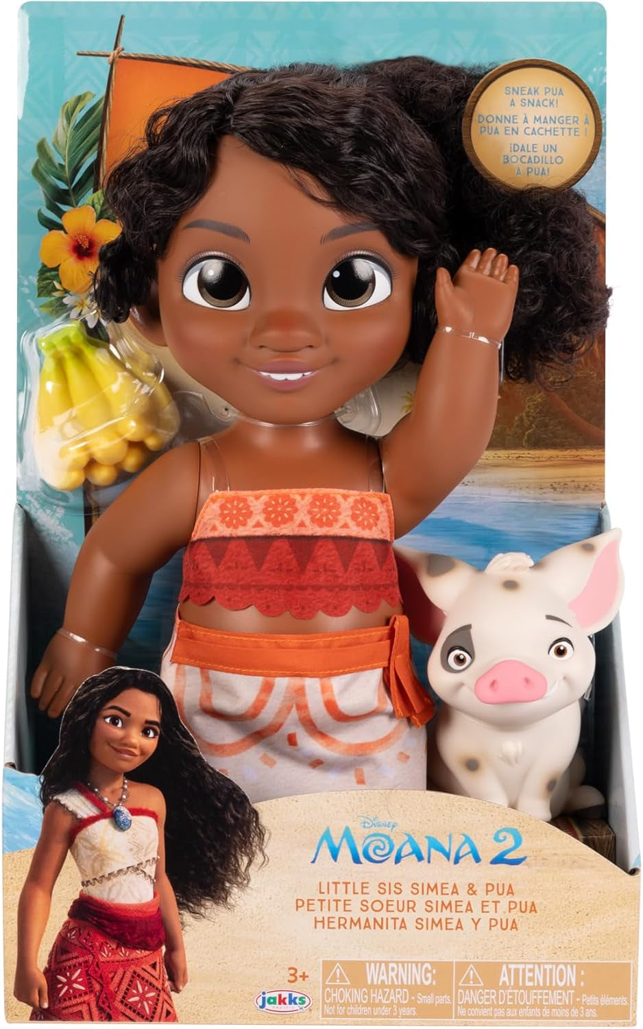 Moana 2 Vaiana 2 Petite Soeur Simea 27Cm Cu Pua Naty Shop Poupées