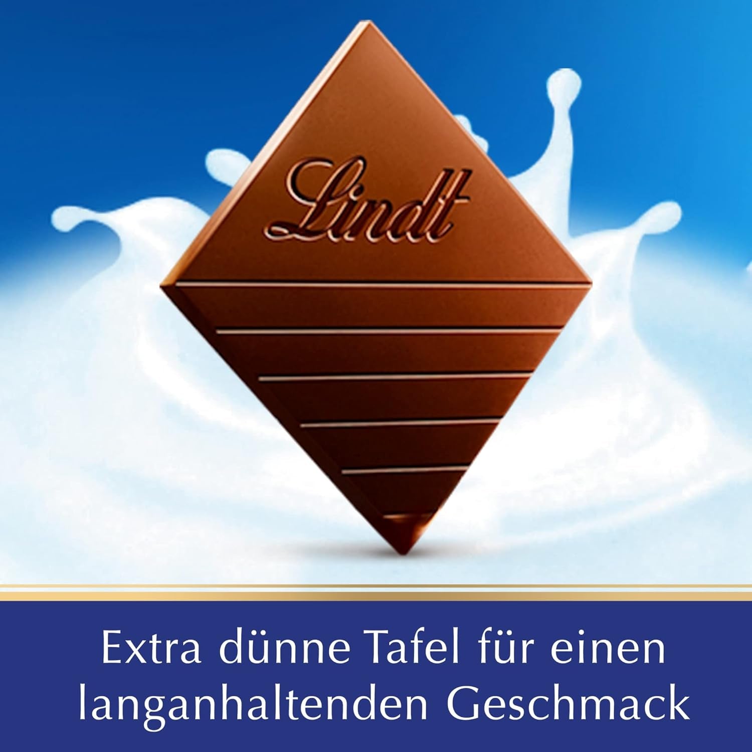 Lindt EXCELLENCE Chocolat au lait extra crémeux | Barre 100g | Chocolat au lait fin et de qualité supérieure au goût crémeux et laiteux | Arôme intense et persistant | Cadeau chocolat