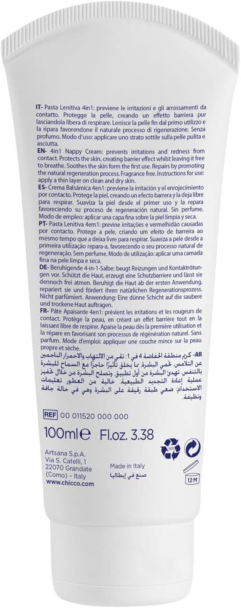 CHICCO NATURAL SENSATION - SET 2: 1 ȘAMPON ȘI BAIE - FĂRĂ USCARE 200 ML, 1 CREMĂ DE SCHIMBARE 4ÎN1 100 ML Copii - Baie si Skincare Naty Shop
