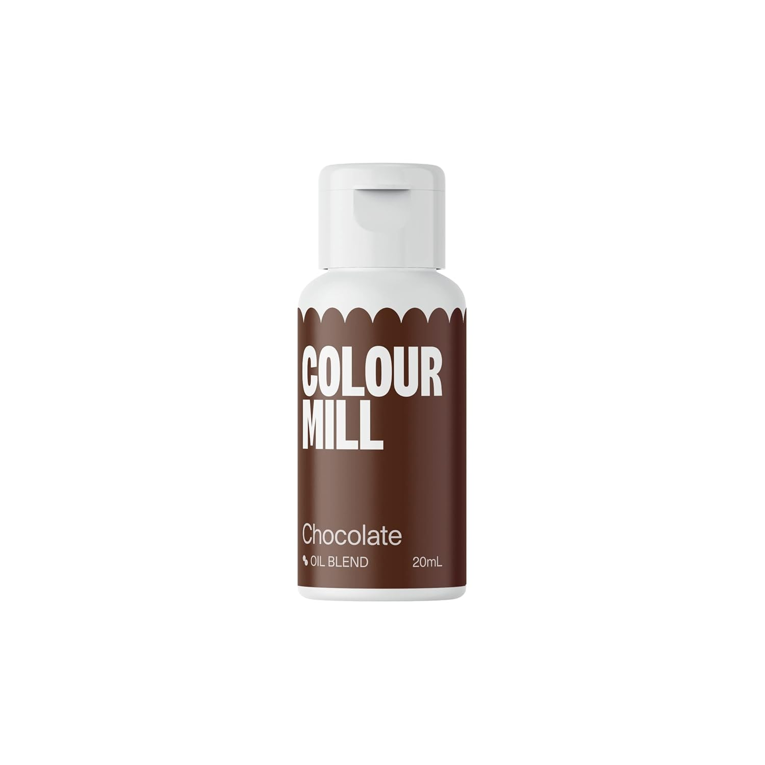 Colorant alimentaire à base d'huile Oil Blend, 20 ml Naty Shop Chocolat 20 ml