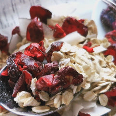 Cerises amères lyophilisées | Morceaux de fruits lyophilisés 100% naturels Fruits secs | Cerises amères séchées | Cerises amères lyophilisées | ZingyZoo Produits déshydratés Naty Shop